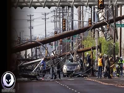 SEATTLE MYSTERY! WHAT Snapped 26 Power Poles IN HALF?