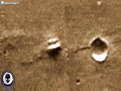 Something Strange Buried On Mars
