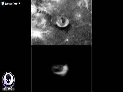 Proof Of Mobile Alien Bases On The Moon