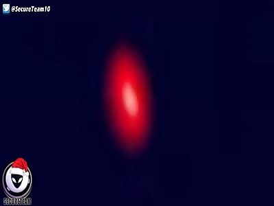 Coverup Of Glowing Red UFOs Above Earth 