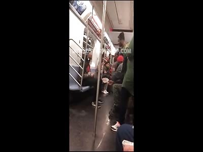  subway argument and fight