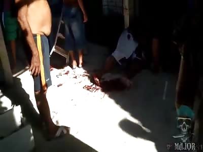 man murdered in a bar in Brazil