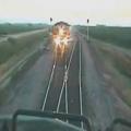 Brutal Head-on Train Collision 