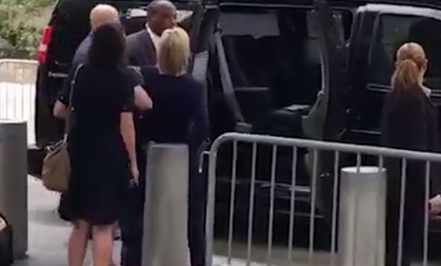 FULL Video of Hillary Clinton Fainting after 9/11 Memorial (Watch her Feet) 