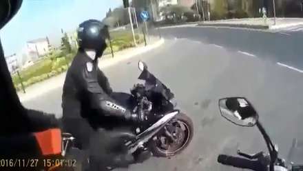 Helmet Camera Footage: Biker Records His Own Death