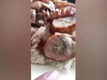 'Absolutely disgusted': Woman horrified to find MAGGOTS crawling in her meal at a Chinese restau...