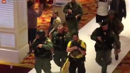 INSANE Footage of the Las Vegas SWAT Team Entering the Hotel During the Shooting