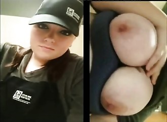 Girl Fired for Showing her Tits for Tips at DriveThru
