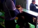 Shop employee gets blowjob behind the counter WHILE WORKING lol 