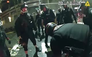 ANTIFA Thug Brutally Taken Out by Cops.