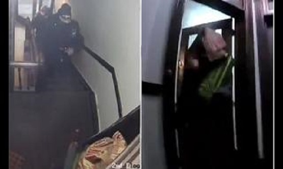 Man Opens Fire on Police at Point-Blank Range in NYC Apartment Building (2 Angles)