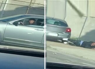 Woman Runs Over Her Boyfriend During A Heated Argument Outside!