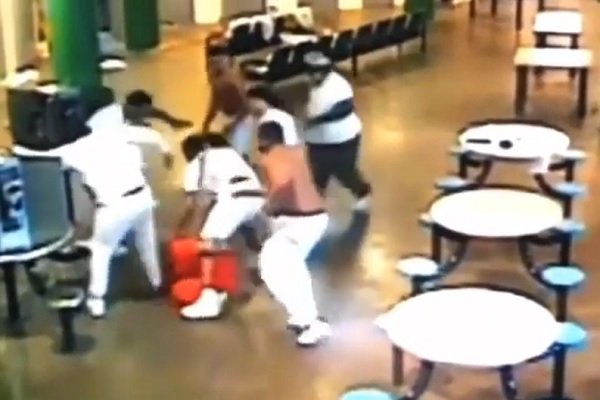 Inmate Beaten to Death with Microwave.