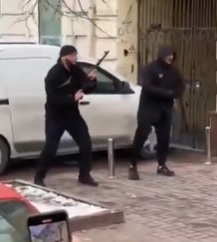 Gunman Opens Fire Outside The Ukranian Security Service HQ In Kiev