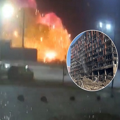 Shocking Footage Shows Russian Missile Hit Mall
