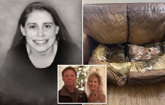 Disabled Woman Melts into Couch, Parents Face Charges.