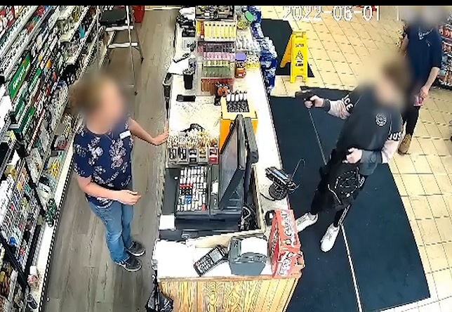 Watch as 12 Year Old Holds Up Michigan Gas Station, Fires