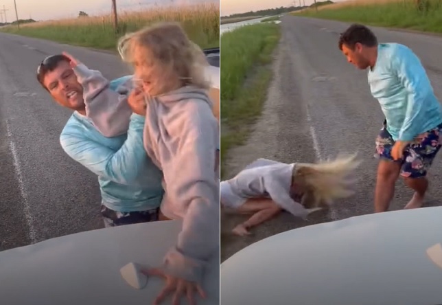 Man Punches and Slams Little Girl During Road Rage