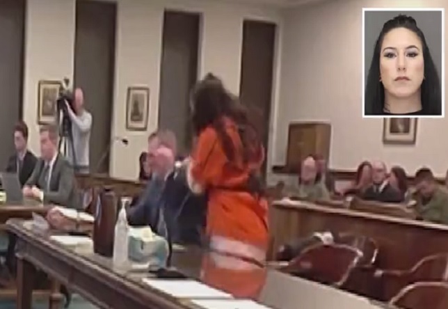 Crazy Bitch How Beheaded Lover Attacks Lawyer in Court