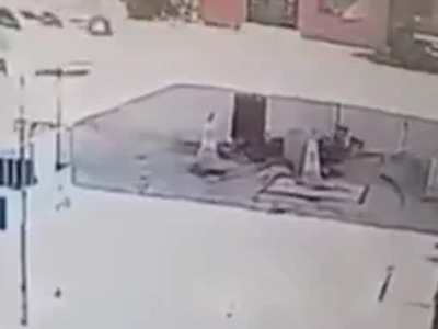 Worker Pops His Head Out... (Slow-Mo Added)