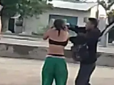 Shock Video shows Ex-GF get a Machete through Her head