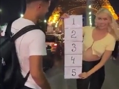 PICK A NUMBER..SHE DOES WHAT IT SAYS