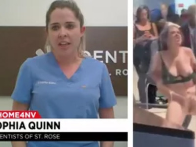 Crazy Naked Airport Lady is a Dentist.