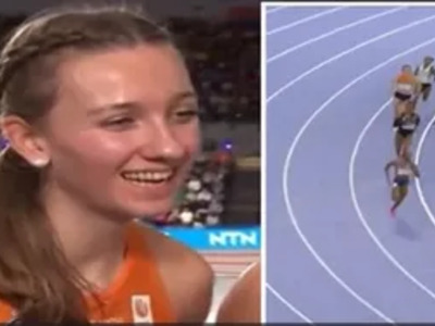 Chick Who Sounds Exactly Like Mickey Mouse Wins Epic Come From Behind Race at Olympics