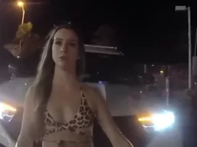 Pretty but Annoying Nurse Wants to Fight Cops