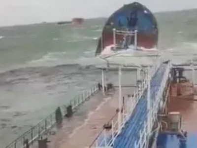 SHOCK: Russian Oil Tanker Snaps in Half