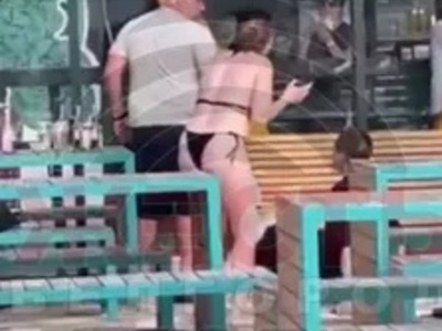 Bald Man Rages over Revealing Bikini!