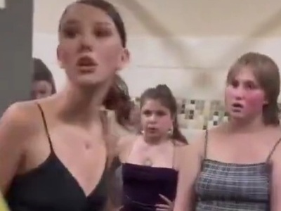 When prom dresses turn into fight night uniform