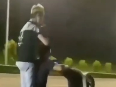 Show Off Smoking Cigarette on Double Wheelie It turned out awkward