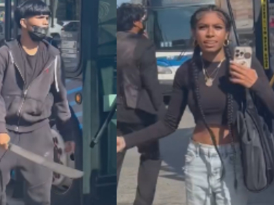 Just Another Day In New York..now can involve a Machete. That's new