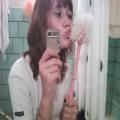 WTMF: Teen Girl has Incredible Fetish with her Bathroom Toilet Brush