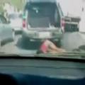 SHOCKING! WOMAN IS DRAGGED ON THE ROAD BEHIND MILITARY POLICE CAR IN BRAZIL