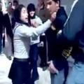 Really Hot Iranian Girl Goes Berserk and Starts Stabbing a Boy That Was Bulling Her