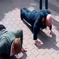 This is Why You never Challenge an Elderly Veteran to a Push up Contest