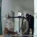 SYRIAN REBELS HIT BY A LITTLE SHRAPNEL IN THE HEAD