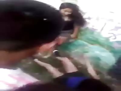 Girl in Black Lays Waste to Girl in Blue in this Crazy Fight