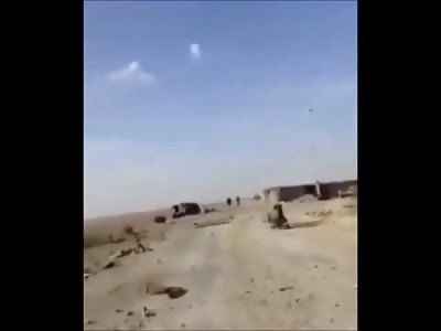 Two Iraqi soldiers Blown To Bits by IED While They were Trying to Disarm the Device (Slow Motion Added)