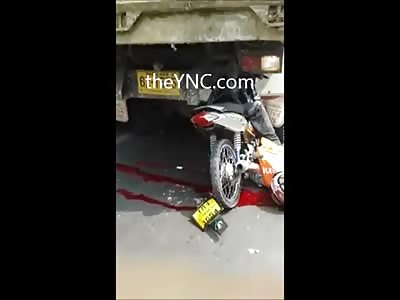 Two in One: Watch a Biker Annihilated After Collision With Back of a Truck and More Victims of the Crazy Traffic in Thailand