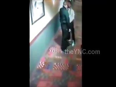 Hotel Security Guard Has had Enough of this Punk Kid... Watch What He Does