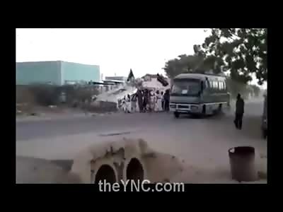 Crowd Attacks Bus Driver after he Accidentally Ran a Kid Over That Jumped in Front of Him