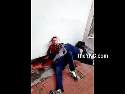 Thug Shot in the Neck Agonizing and Regretting his Actions While he Bleeds out