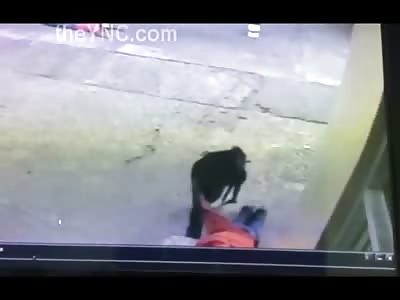 Brutal Machine Gun Execution Caught on Stores Security Cams