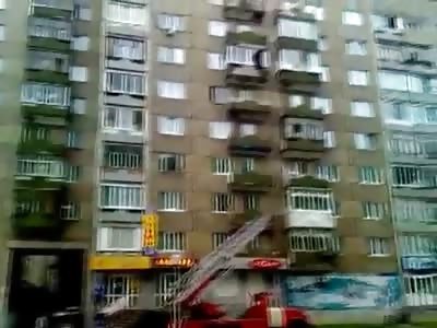 Man Falls to His Death from the 8th Floor in Very Non-Eventful Death as Life Just Goes On...