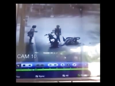 Brutal CCTV Footage Shows Man Being Killed with Multiple Kicks in the Head