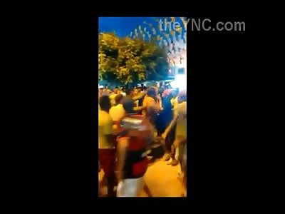  Tree Trunk Crushes Man's Head During Traditional Festival in Brasil