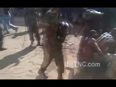 Men Beaten, Humilated and Forced to Perform Bizarre Dance by Military Police